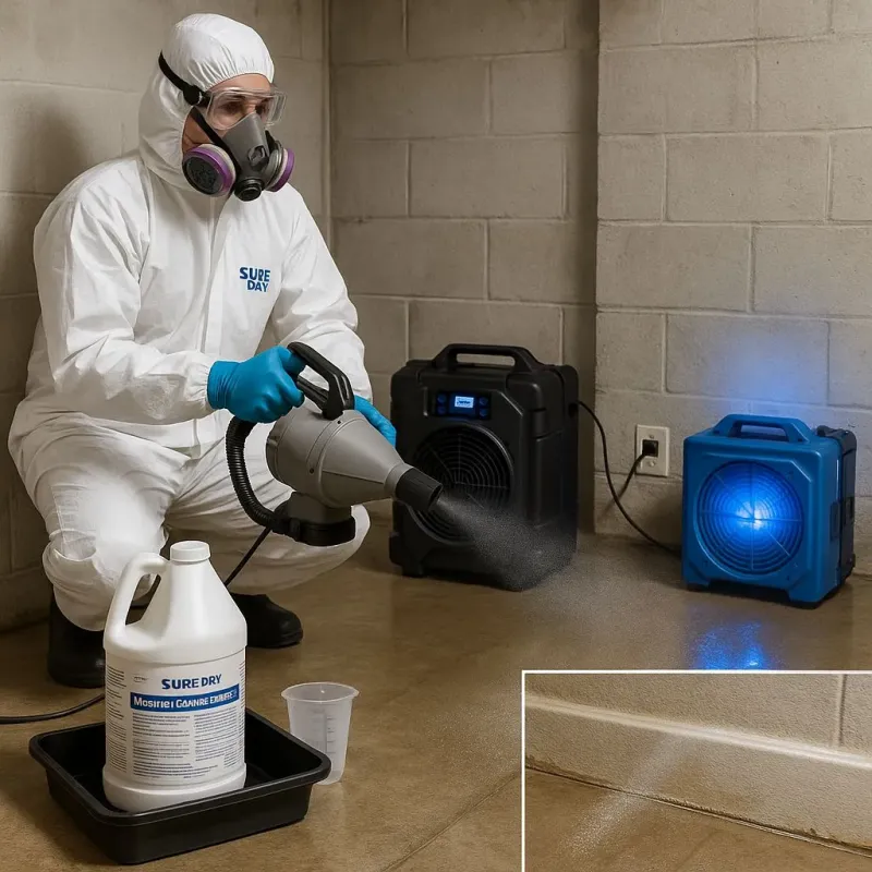 Sanitization and Odor Removal process in Marinette, WI