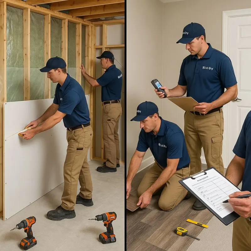 Repairs and Reconstruction process in Marinette, WI